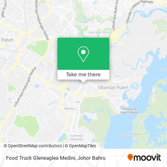 Food Truck Gleneagles Medini map