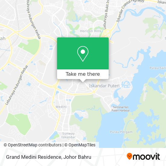 Grand Medini Residence map