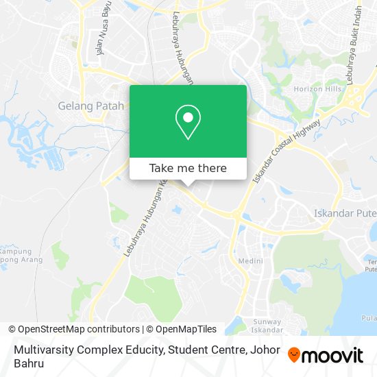 Multivarsity Complex Educity, Student Centre map