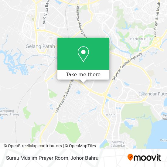 Surau Muslim Prayer Room map