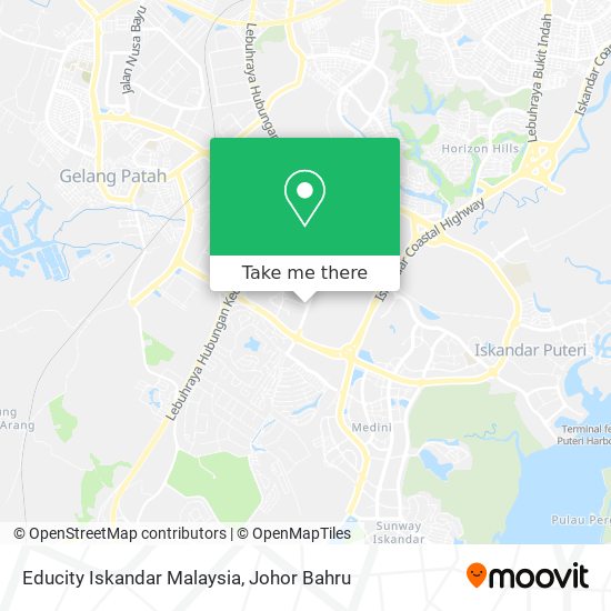 Educity Iskandar Malaysia map