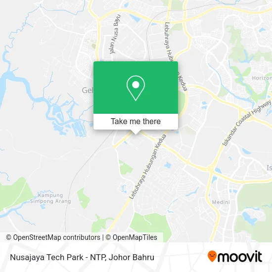 Nusajaya Tech Park - NTP map