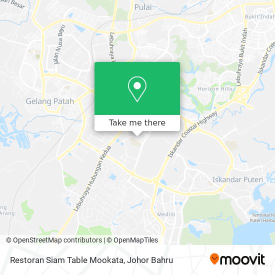 Restoran Siam Table Mookata map