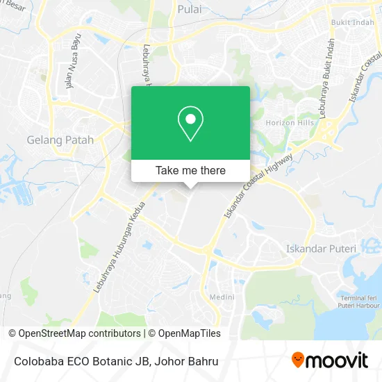 Colobaba ECO Botanic JB map
