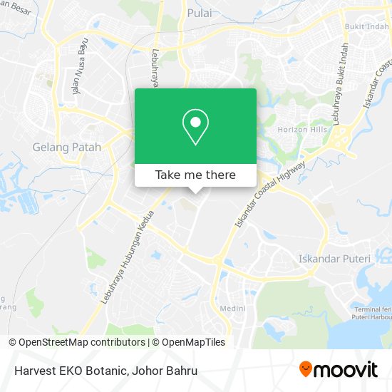 Harvest EKO Botanic map