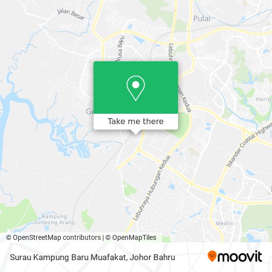 Surau Kampung Baru Muafakat map