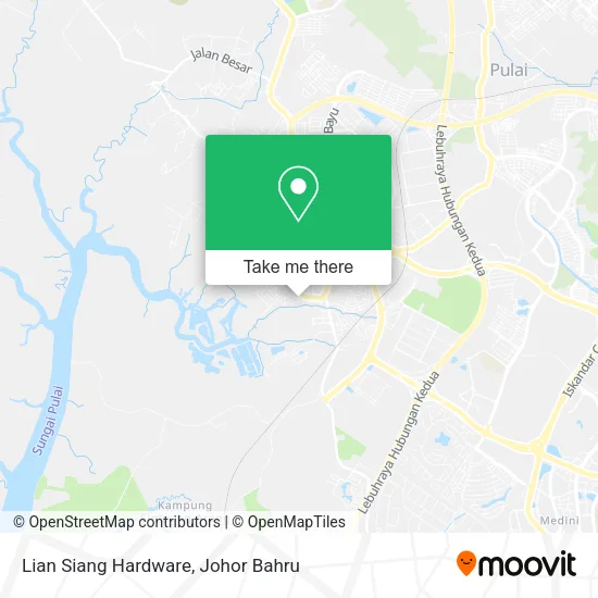 Lian Siang Hardware map