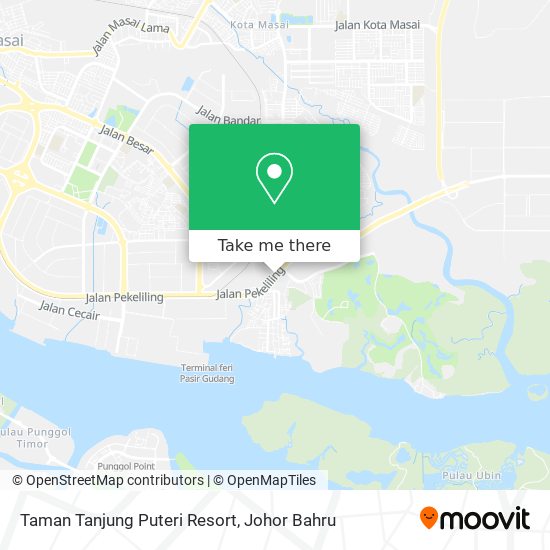 Taman Tanjung Puteri Resort map
