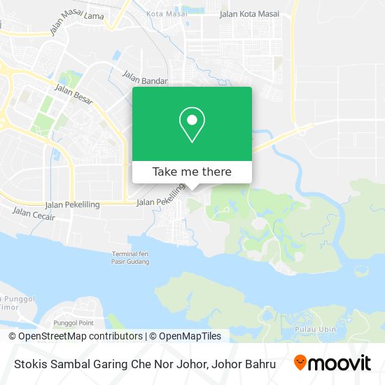 Stokis Sambal Garing Che Nor Johor map