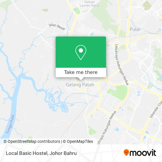 Local Basic Hostel map