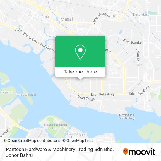 Pantech Hardware & Machinery Trading Sdn Bhd map