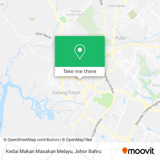 Kedai Makan Masakan Melayu map
