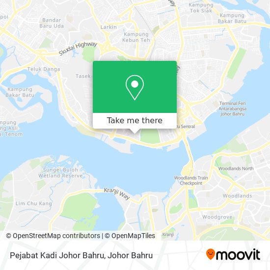 Pejabat Kadi Johor Bahru map