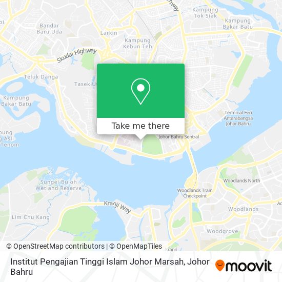 Institut Pengajian Tinggi Islam Johor Marsah map