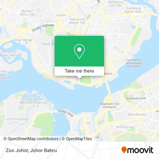 Zoo Johor map