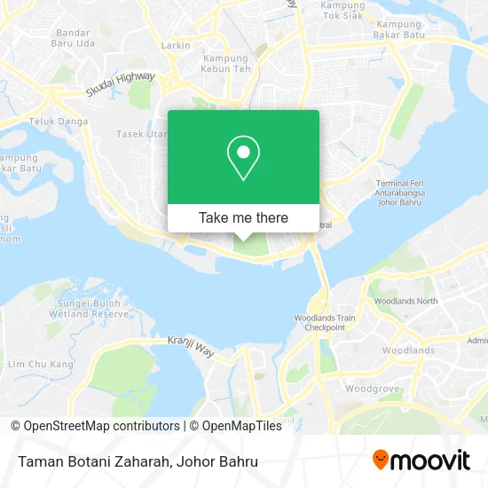Taman Botani Zaharah map