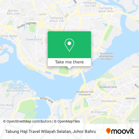 Tabung Haji Travel Wilayah Selatan map