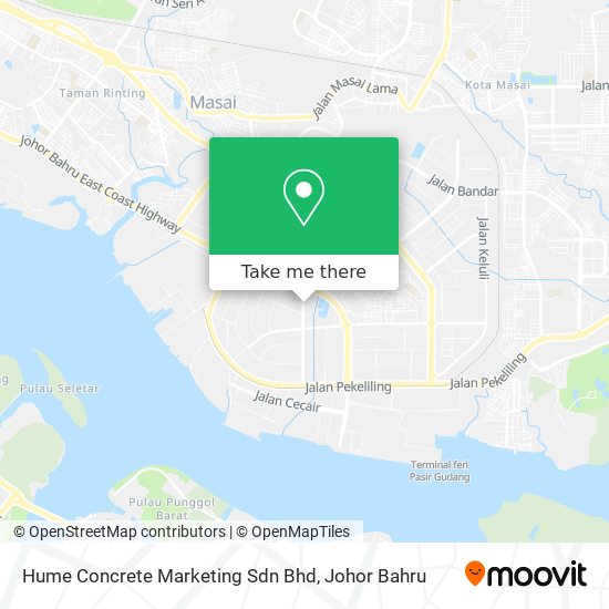 Hume Concrete Marketing Sdn Bhd map