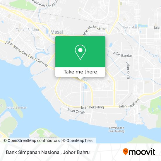 Bank Simpanan Nasional map