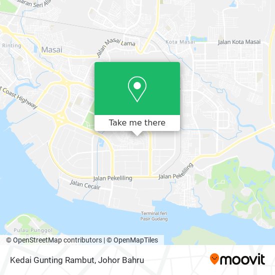 Kedai Gunting Rambut map