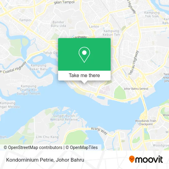Kondominium Petrie map