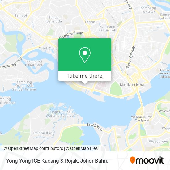 Yong Yong ICE Kacang & Rojak map