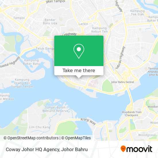 Coway Johor HQ Agency map