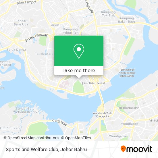 Sports and Welfare Club map