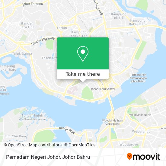 Pemadam Negeri Johor map