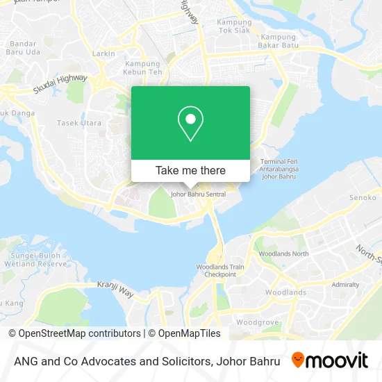 ANG and Co Advocates and Solicitors map