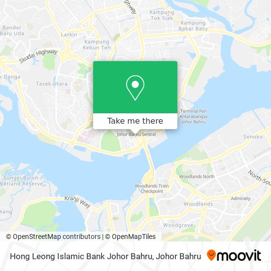 Hong Leong Islamic Bank Johor Bahru map