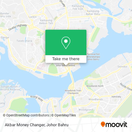 Akbar Money Changer map