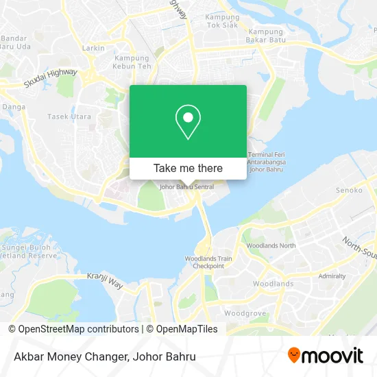 Akbar Money Changer map