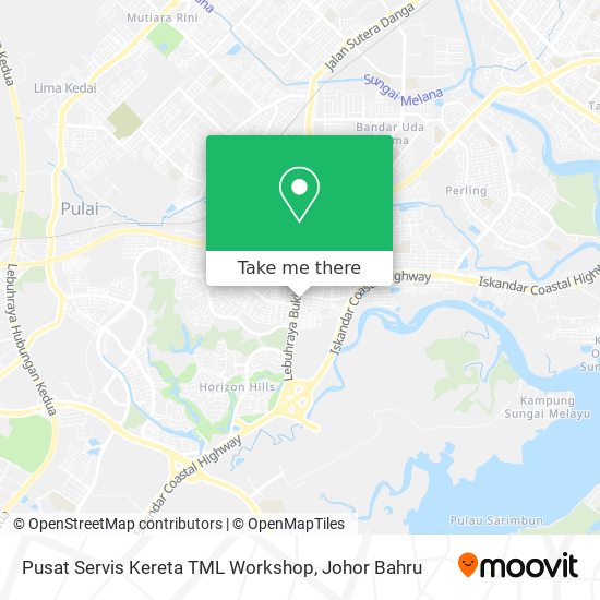 Pusat Servis Kereta TML Workshop map