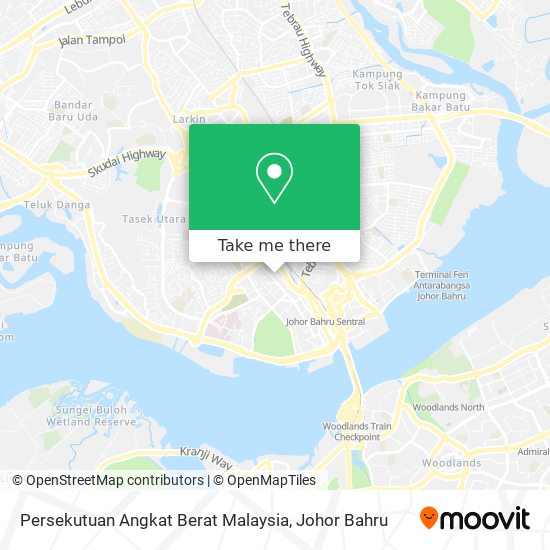 Persekutuan Angkat Berat Malaysia map