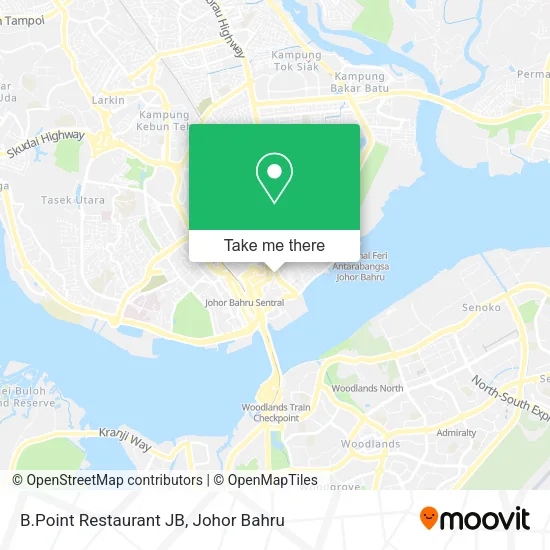 B.Point Restaurant JB map