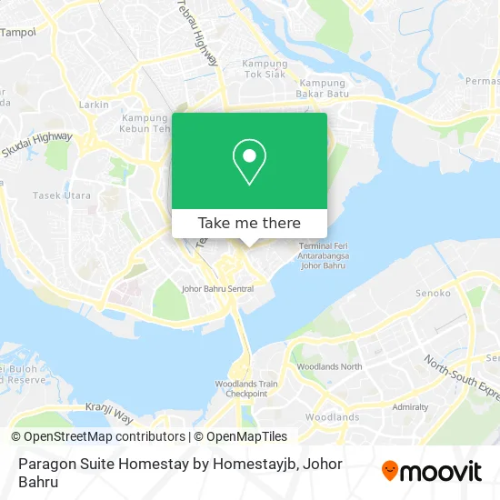 Paragon Suite Homestay by Homestayjb map