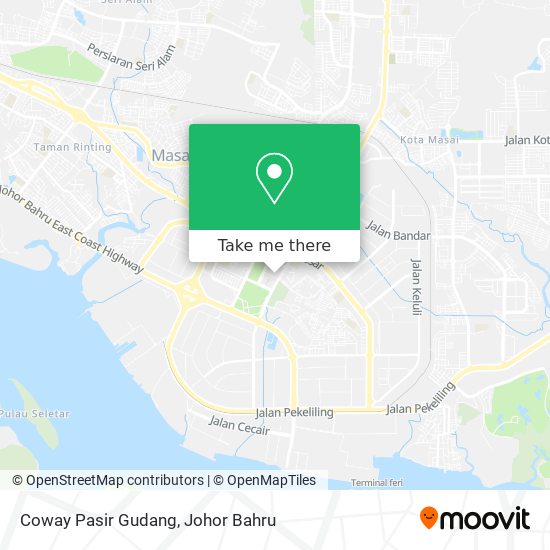 Coway Pasir Gudang map