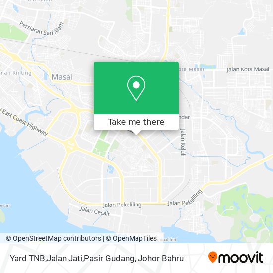 Yard TNB,Jalan Jati,Pasir Gudang map