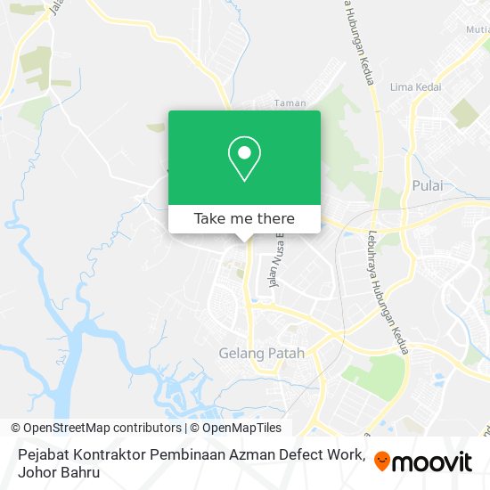 Pejabat Kontraktor Pembinaan Azman Defect Work map