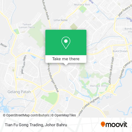 Tian Fu Gong Trading map