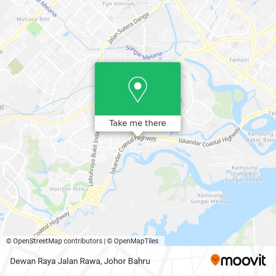 Dewan Raya Jalan Rawa map