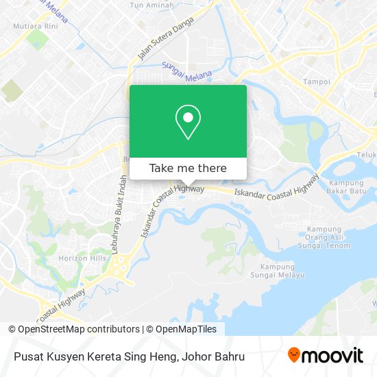 Pusat Kusyen Kereta Sing Heng map