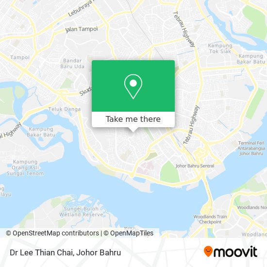 Dr Lee Thian Chai map