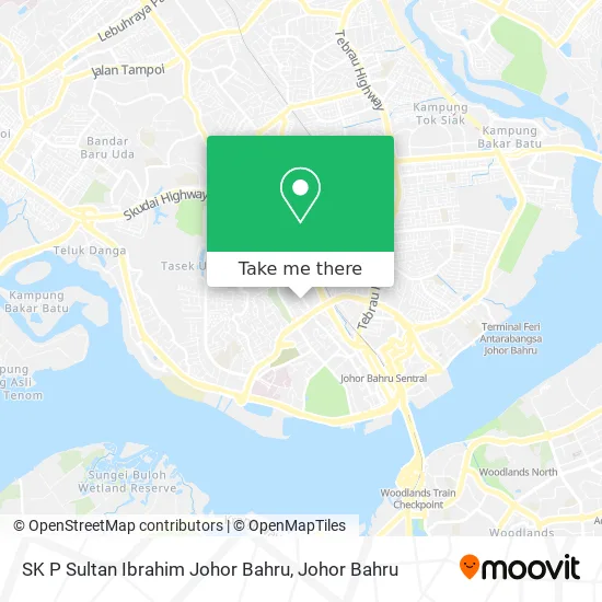 SK P Sultan Ibrahim Johor Bahru map