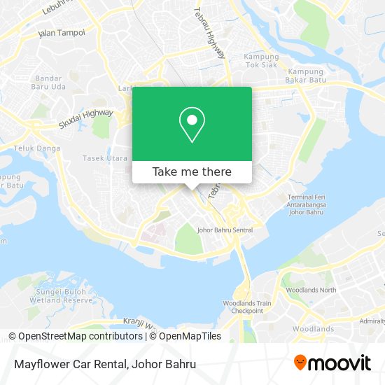 Mayflower Car Rental map
