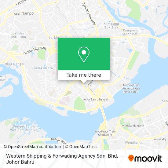 Western Shipping & Forwading Agency Sdn. Bhd map