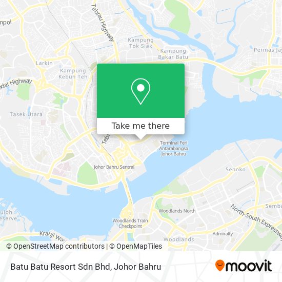 Batu Batu Resort Sdn Bhd map