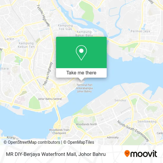 MR DIY-Berjaya Waterfront Mall map