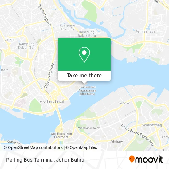 Perling Bus Terminal map